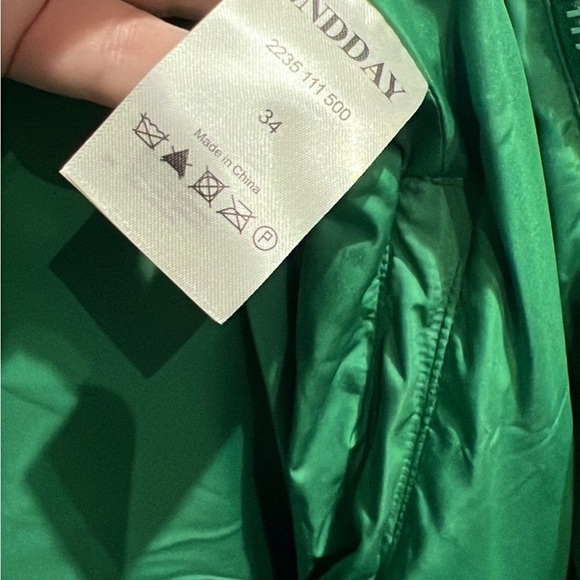 NWT 2NDDAY Green Apres ski oversize PUFFER JACKET - Picture 7 of 12